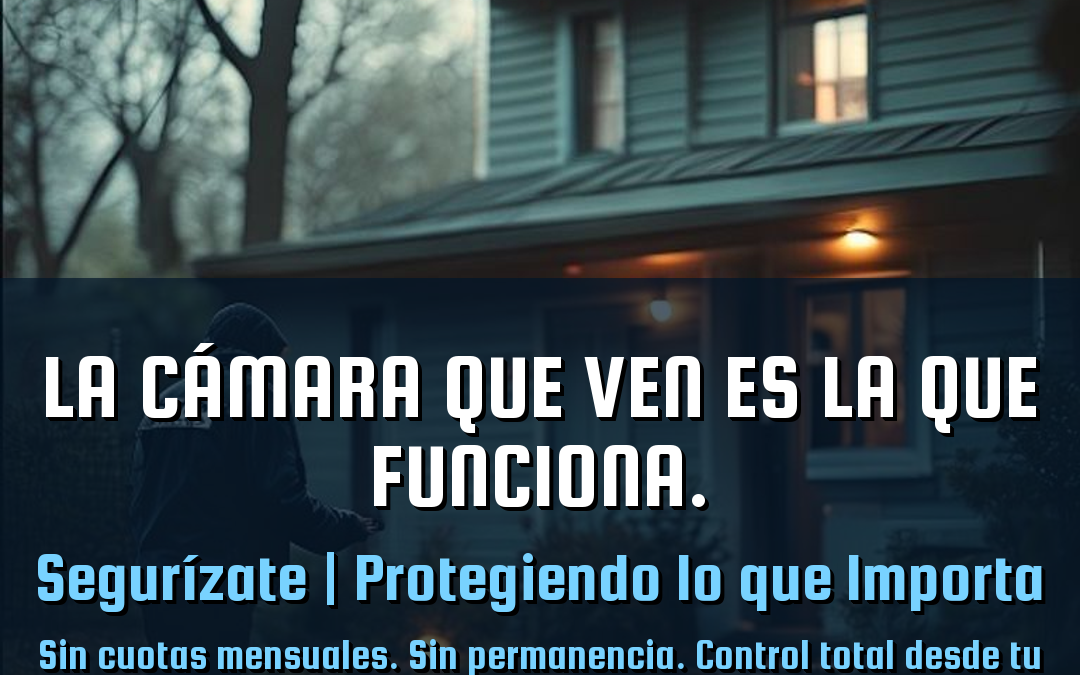 La cámara que ven es la que funciona