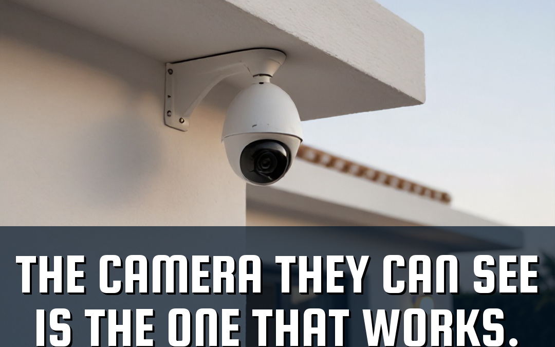 The camera they can see is the one that works