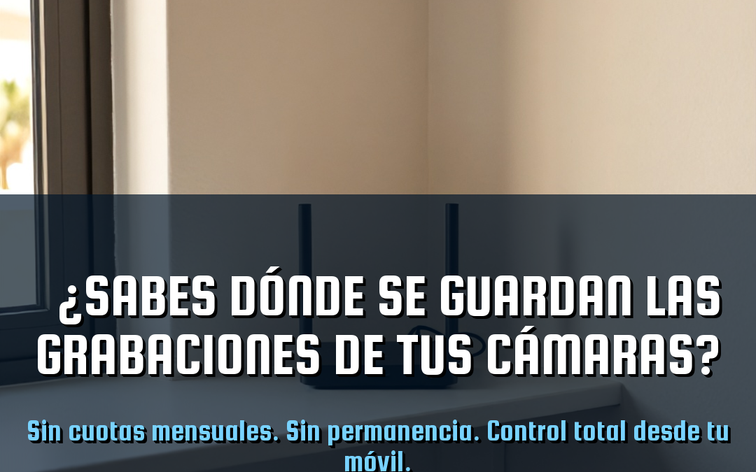 ¿Sabes dónde se guardan las grabaciones de tus cámaras?