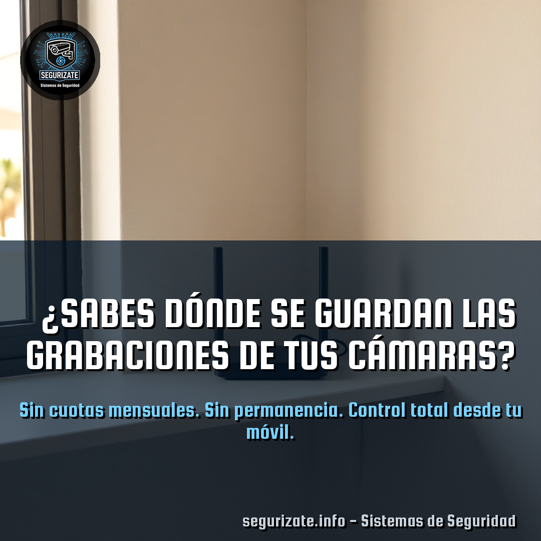 ¿Sabes dónde se guardan las grabaciones de tus cámaras?
