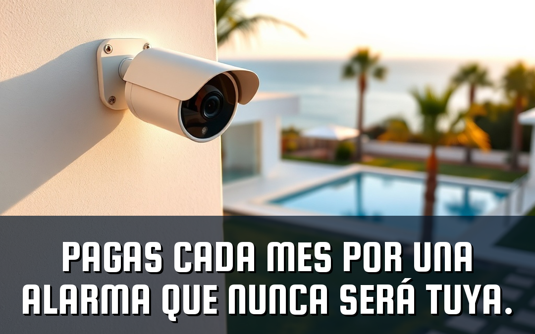Pagas cada mes por una alarma que nunca será tuya