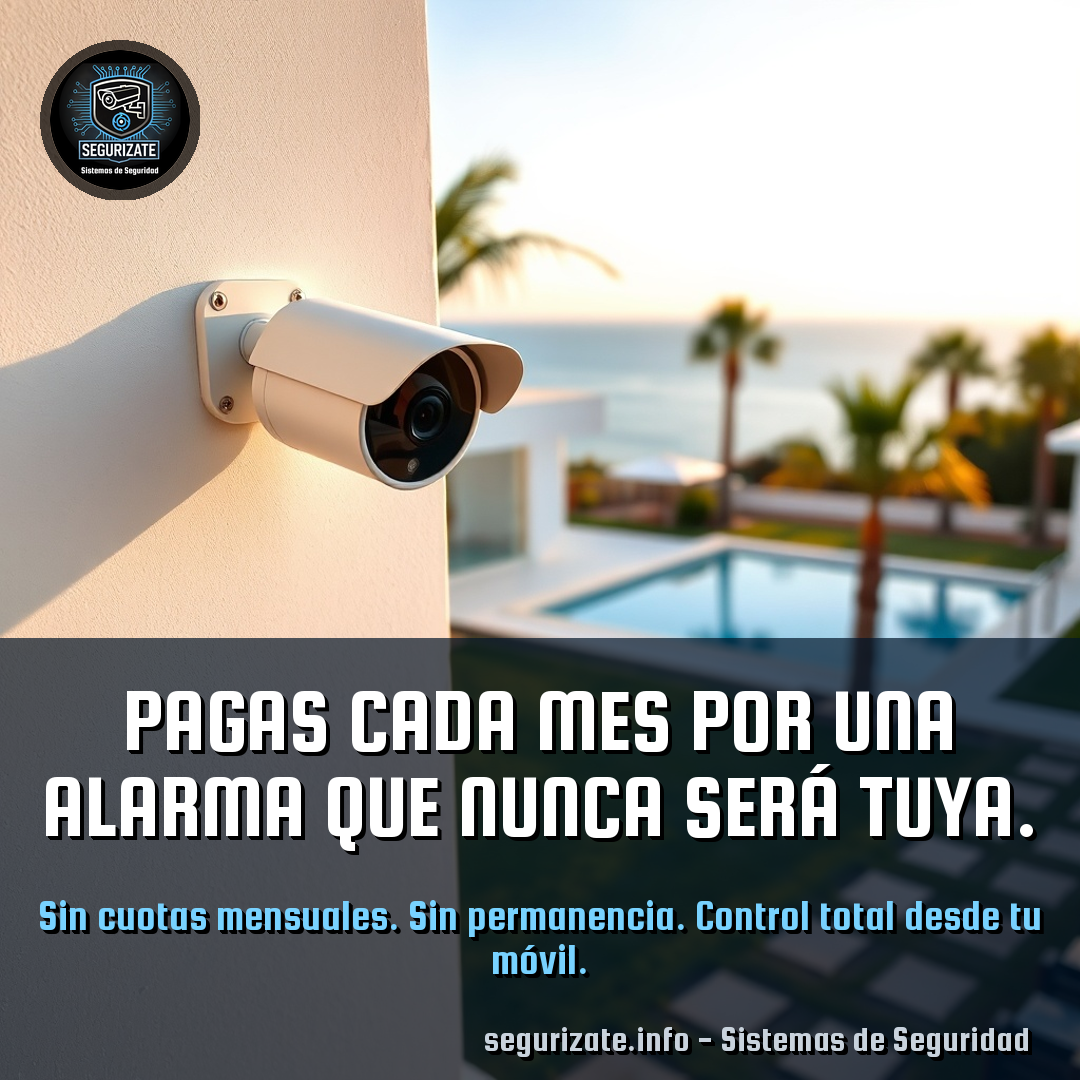 Pagas cada mes por una alarma que nunca será tuya