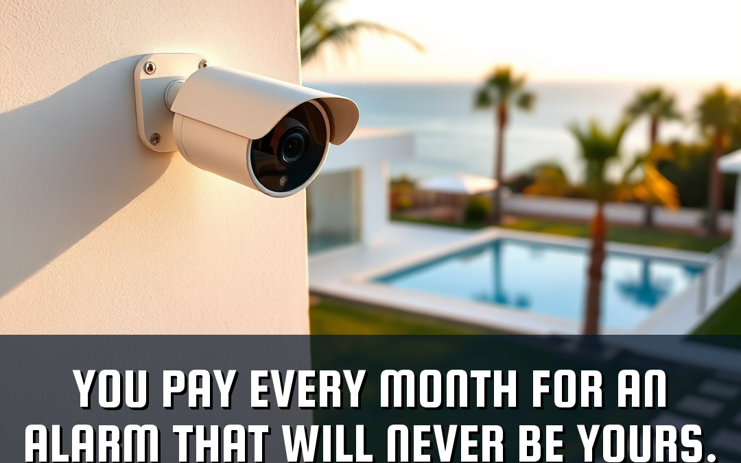 You pay every month for an alarm that will never be yours
