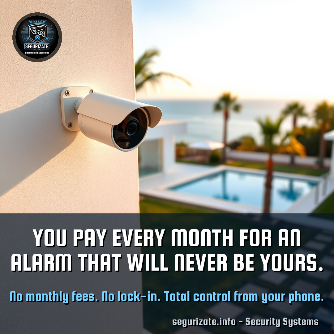 You pay every month for an alarm that will never be yours